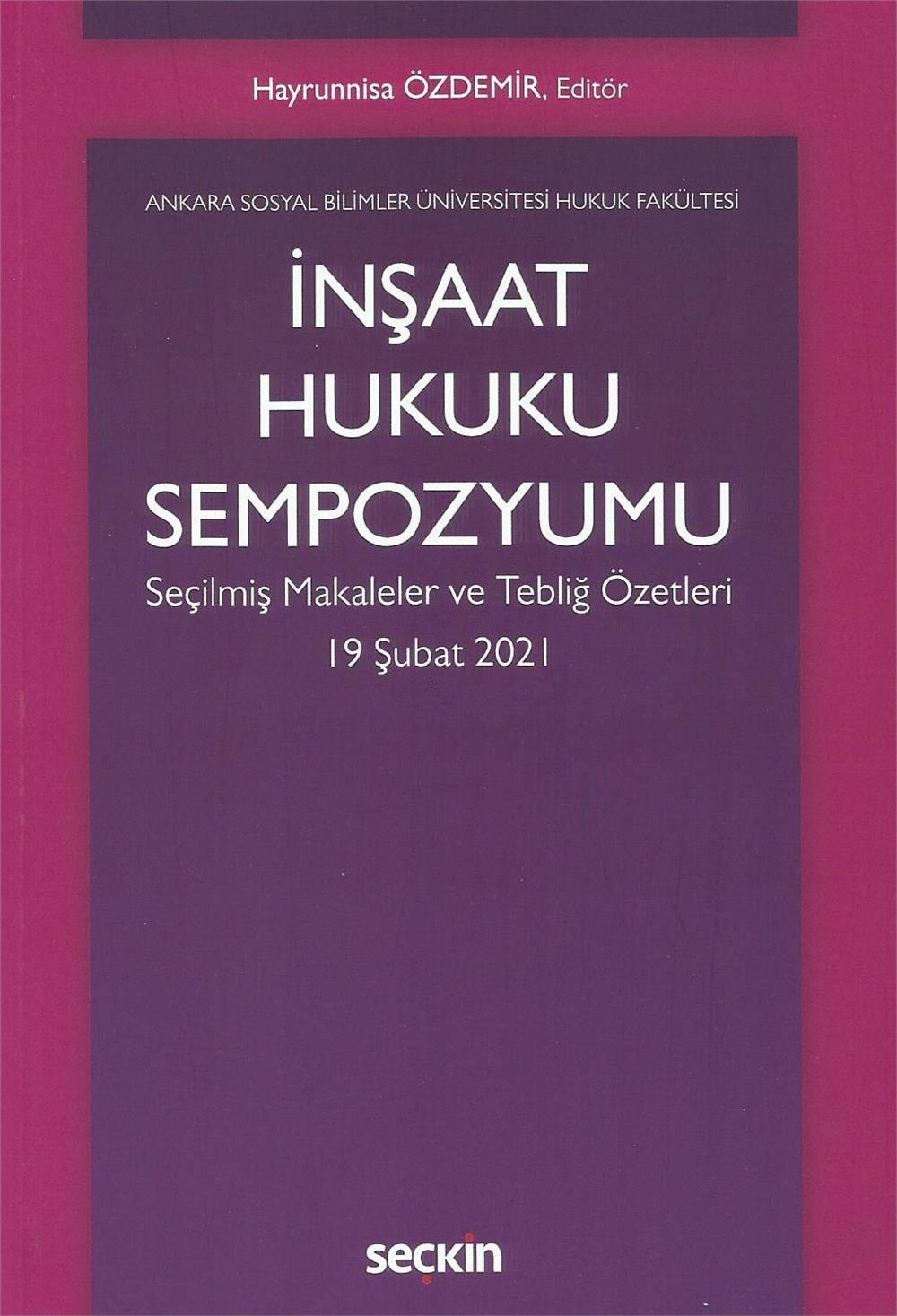 İnşaat Hukuku Sempozyumu