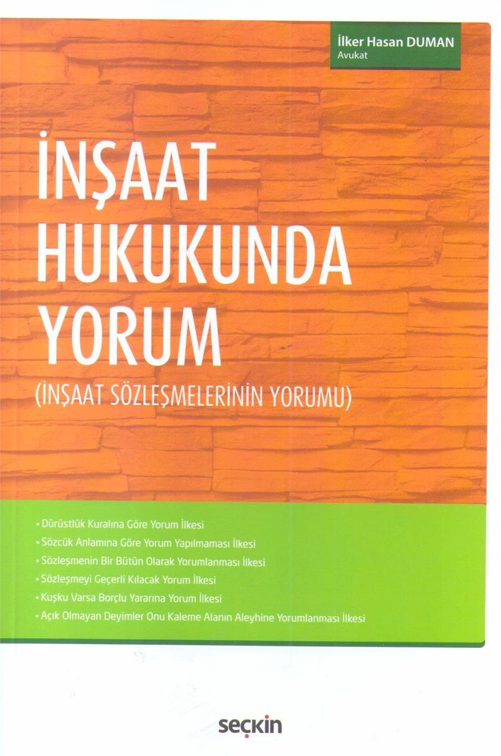 İnşaat Hukukunda Yorum