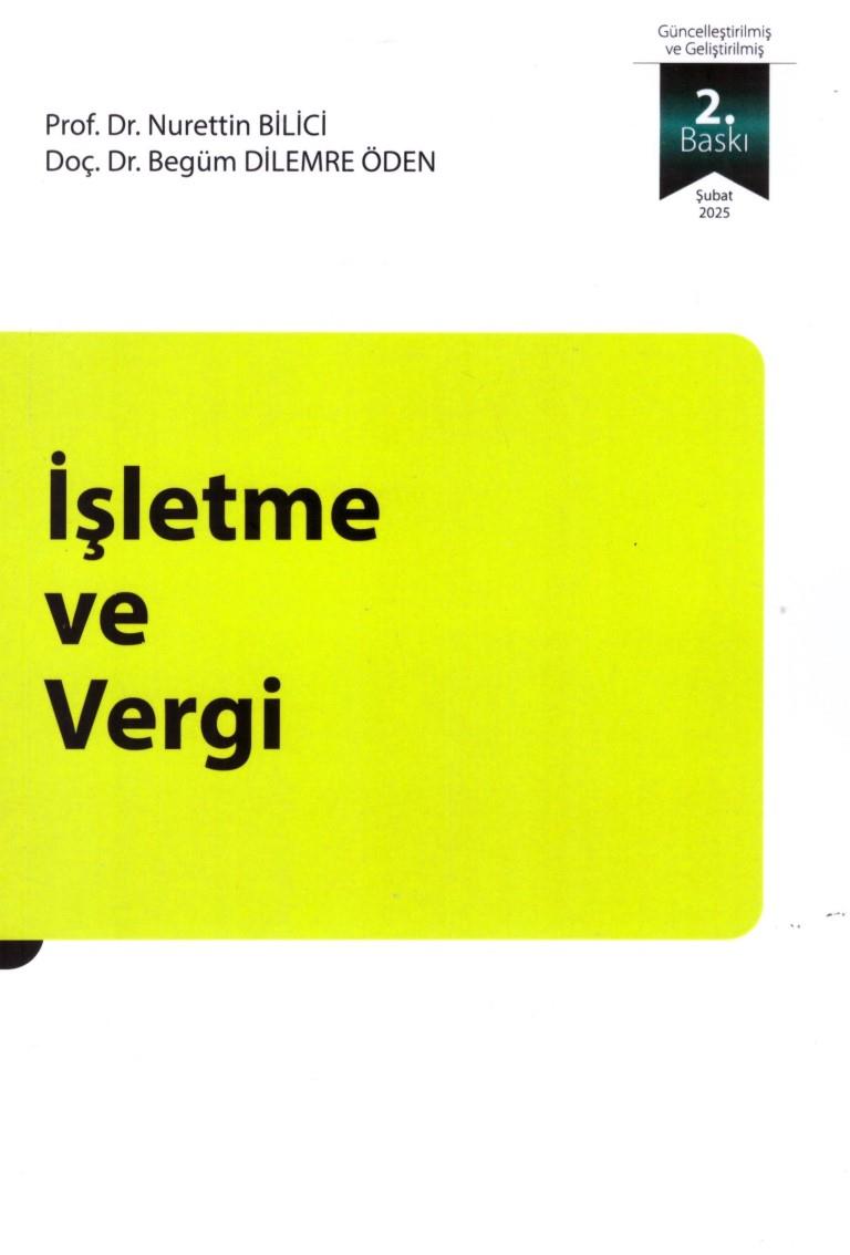 İŞLETME VE VERGİ 2.BASKI (SAVAŞ*)