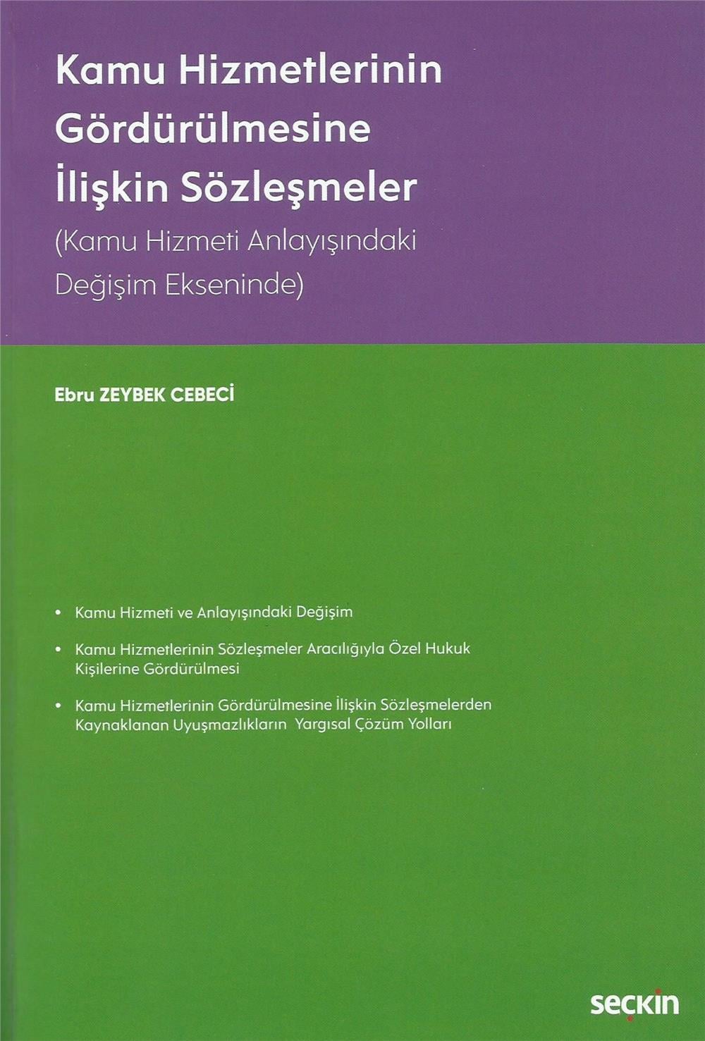 Kamu Hizmetlerinin Gördürülmesine İlişkin Sözleşmeler