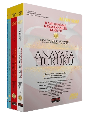 Kanunname Kaymakamlık Kod: 60 (4 Kitap Set)