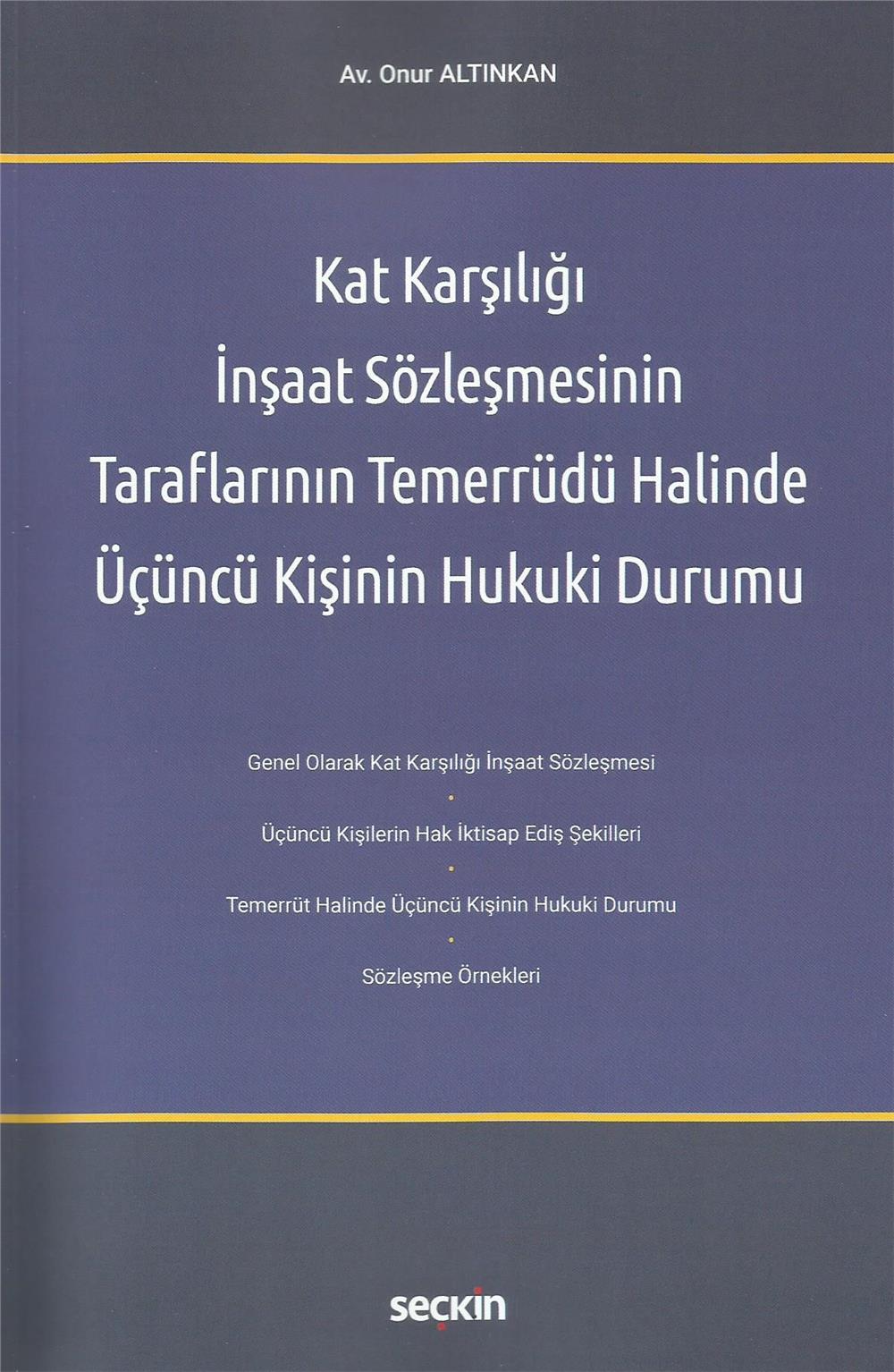 Kat Karşılığı İnşaat Sözleşmesinin Taraflarının Temerrüdü Halinde Üçüncü Kişinin Hukuki Durumu