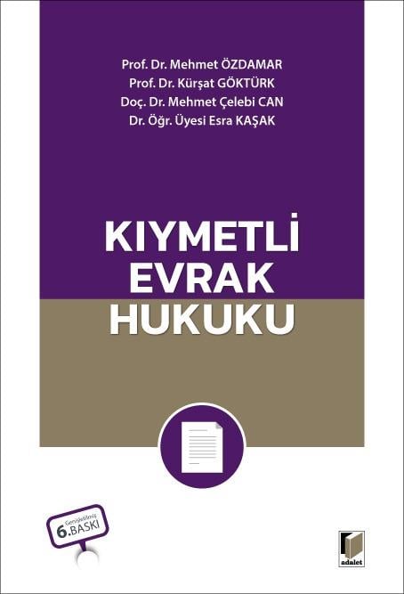 Kıymetli Evrak Hukuku