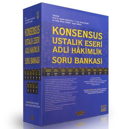 Konsensus Ustalık Eseri Adli Hakimlik Soru Bankası (10 Kitap)