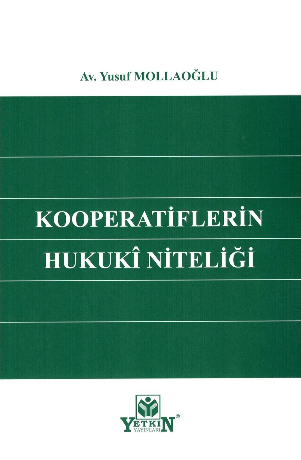 Kooperatiflerin Hukuki Niteliği