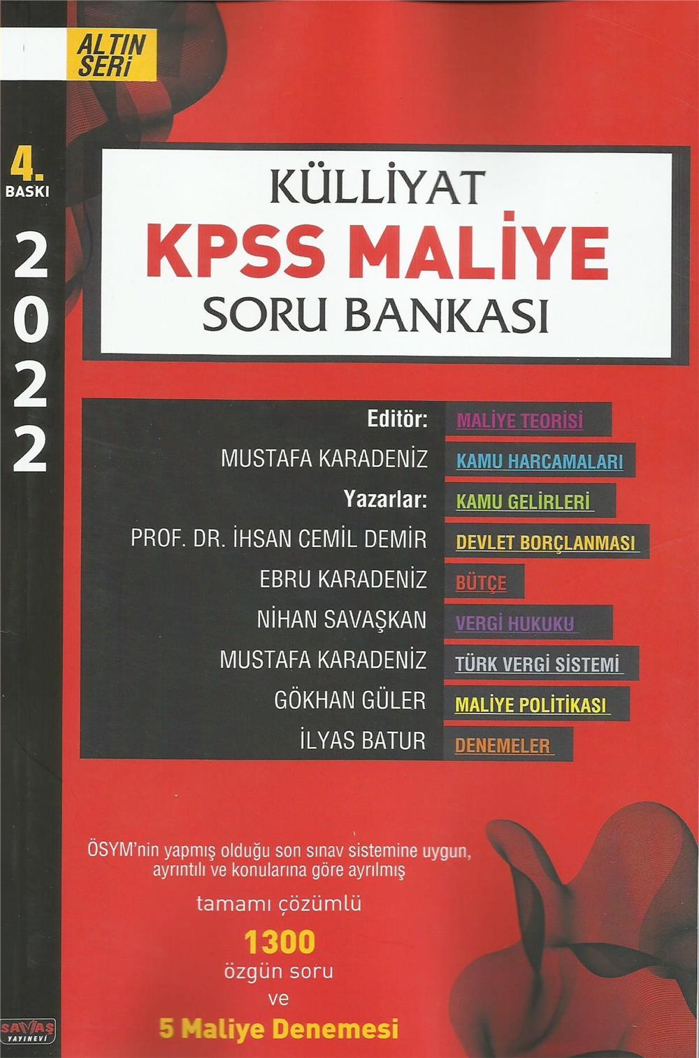 Külliyat Kpss Maliye Soru Bankası