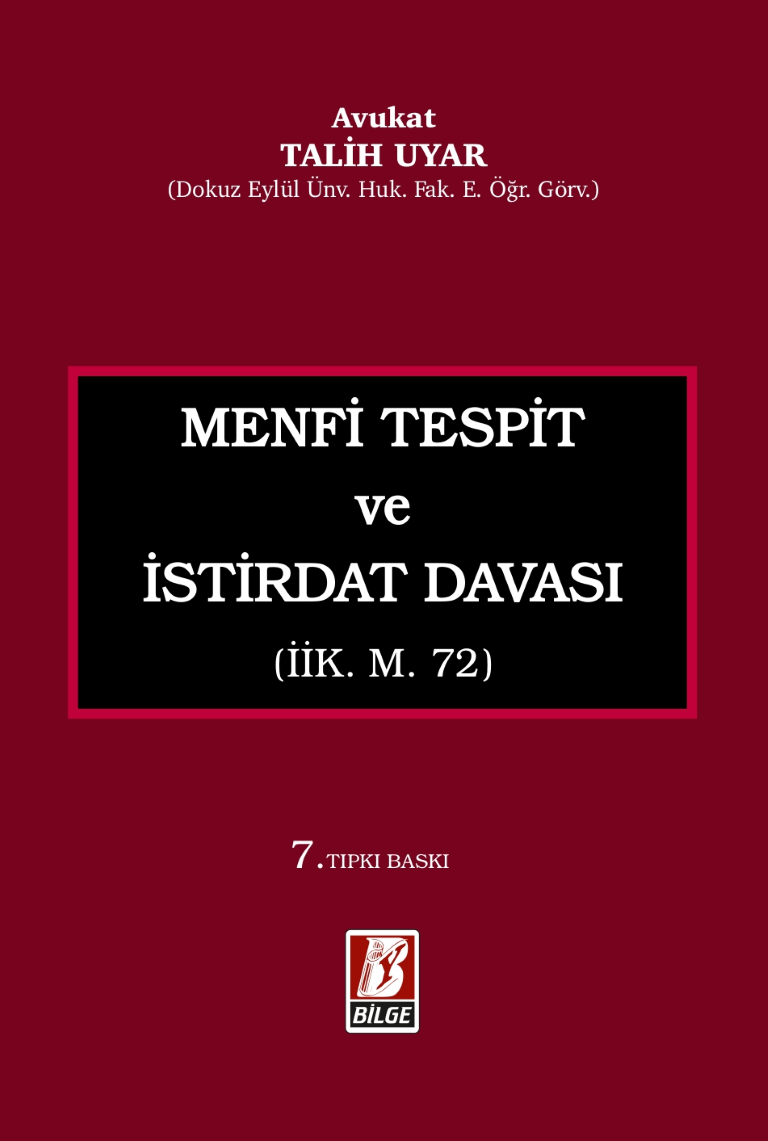 Menfi Tespit ve İstirdat Davası