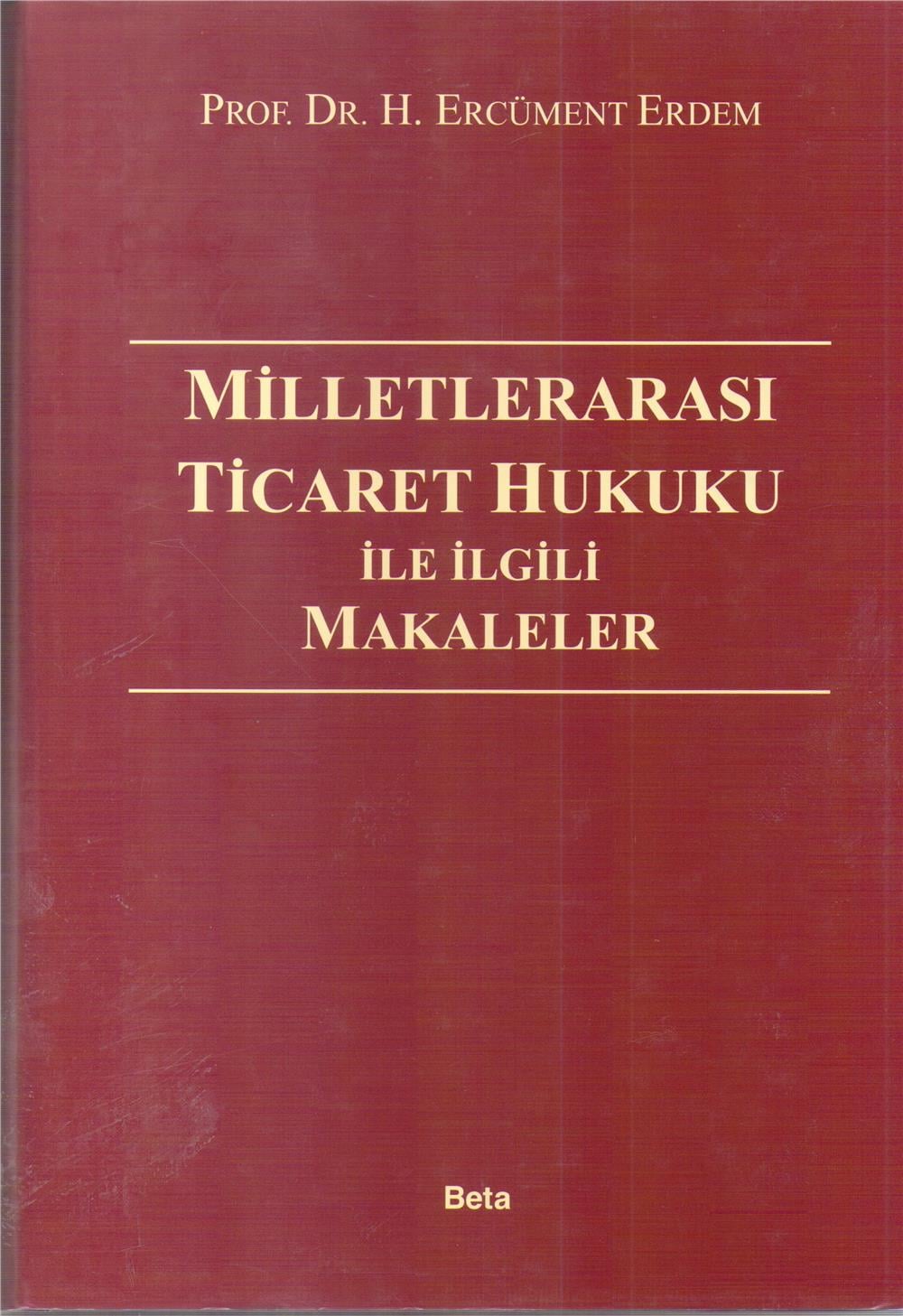 Milletlerarası Ticaret Hukuku 
