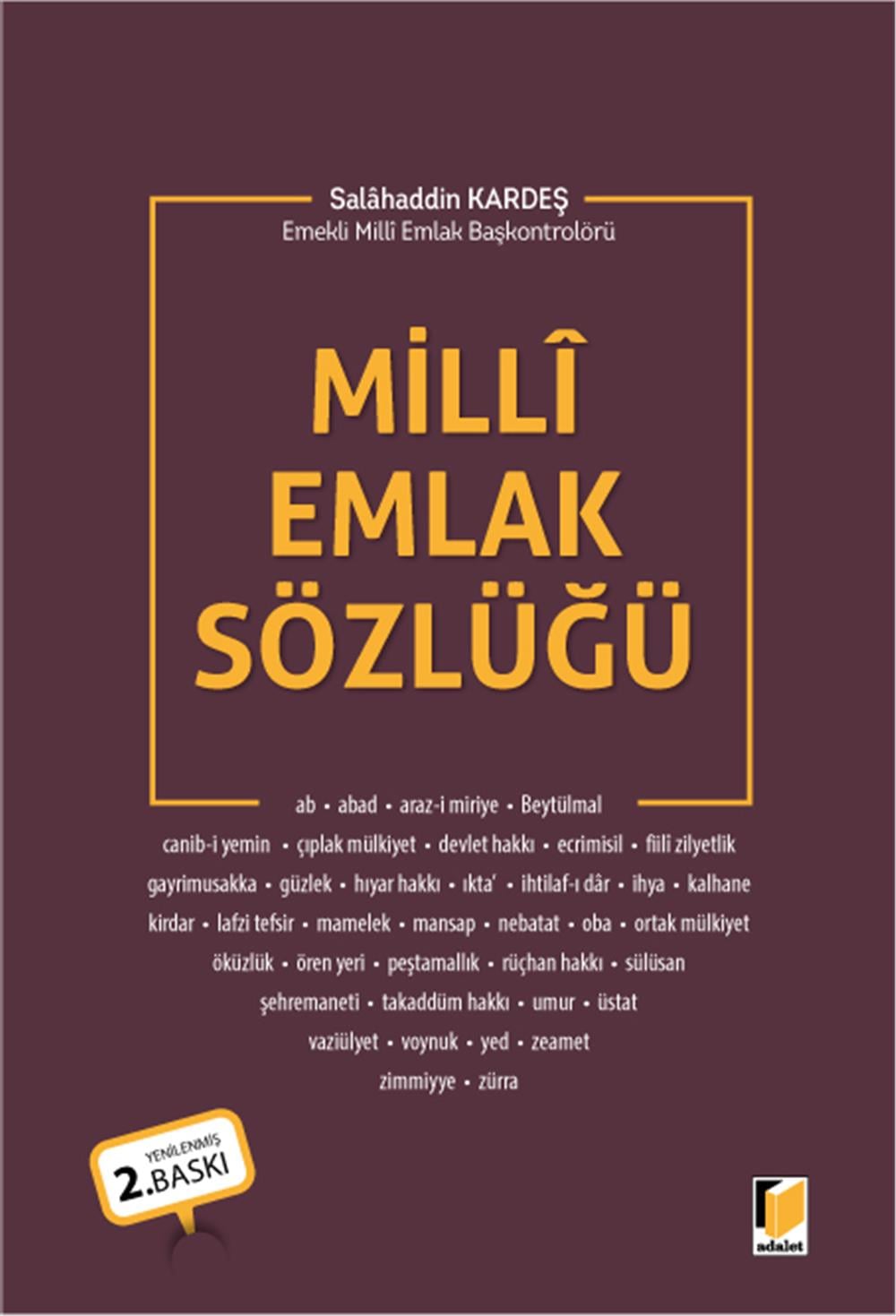 Milli Emlak Sözlüğü