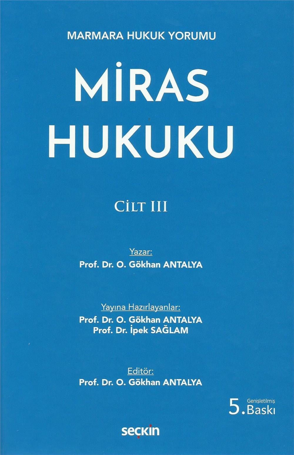 Miras Hukuku Cilt III