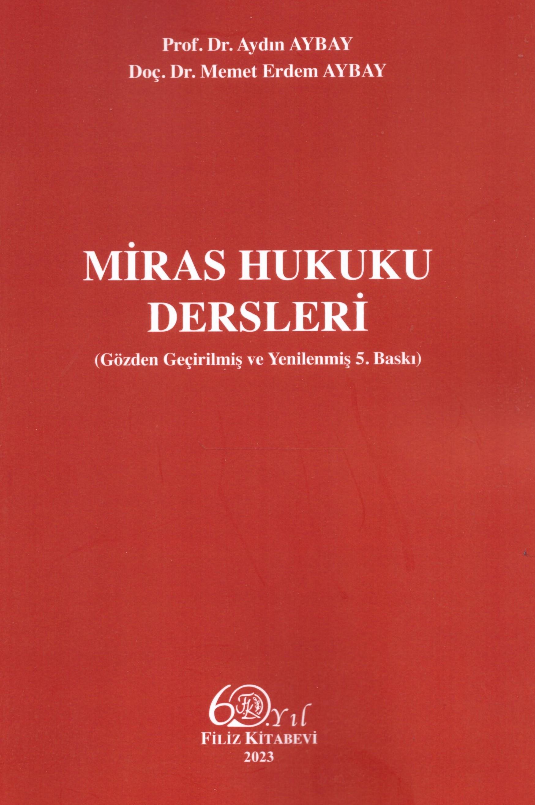 Miras Hukuku Dersleri