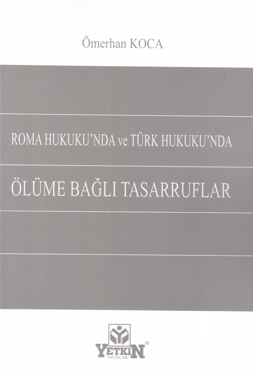 Ölüme Bağlı Tasarruflar