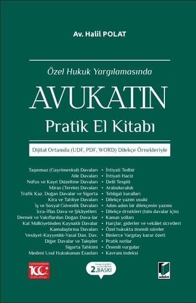 Özel Hukuk Yargılamasında Avukatın Pratik El Kitabı