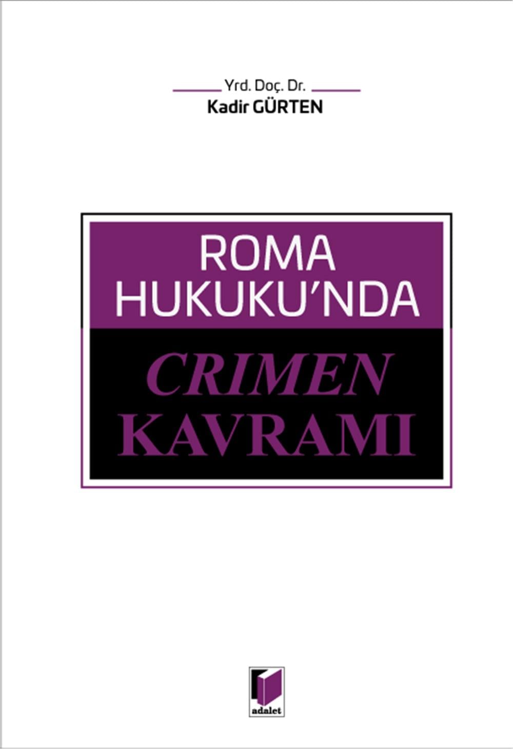 Roma Hukuku'nda Crimen Kavramı
