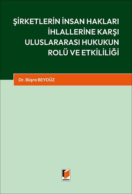 Şirketlerin İnsan Hakları İhlallerine Karşı Uluslararası Hukukun Rolü ve Etkililiği