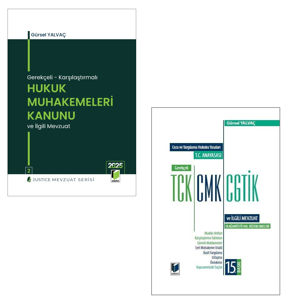T.C. Anayasası - Gerekçeli TCK - CMK - CGTİK ve İlgili Mevzuat + Hukuk Muhakemeleri Kanunu (Gerekçeli - Karşılaştırmalı)