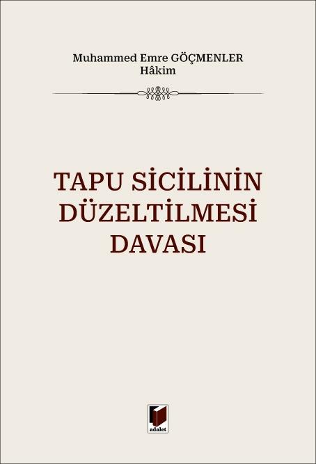 Tapu Sicilinin Düzeltilmesi Davası
