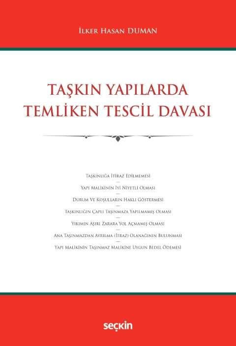 Taşkın Yapılarda Temliken Tescil Davası