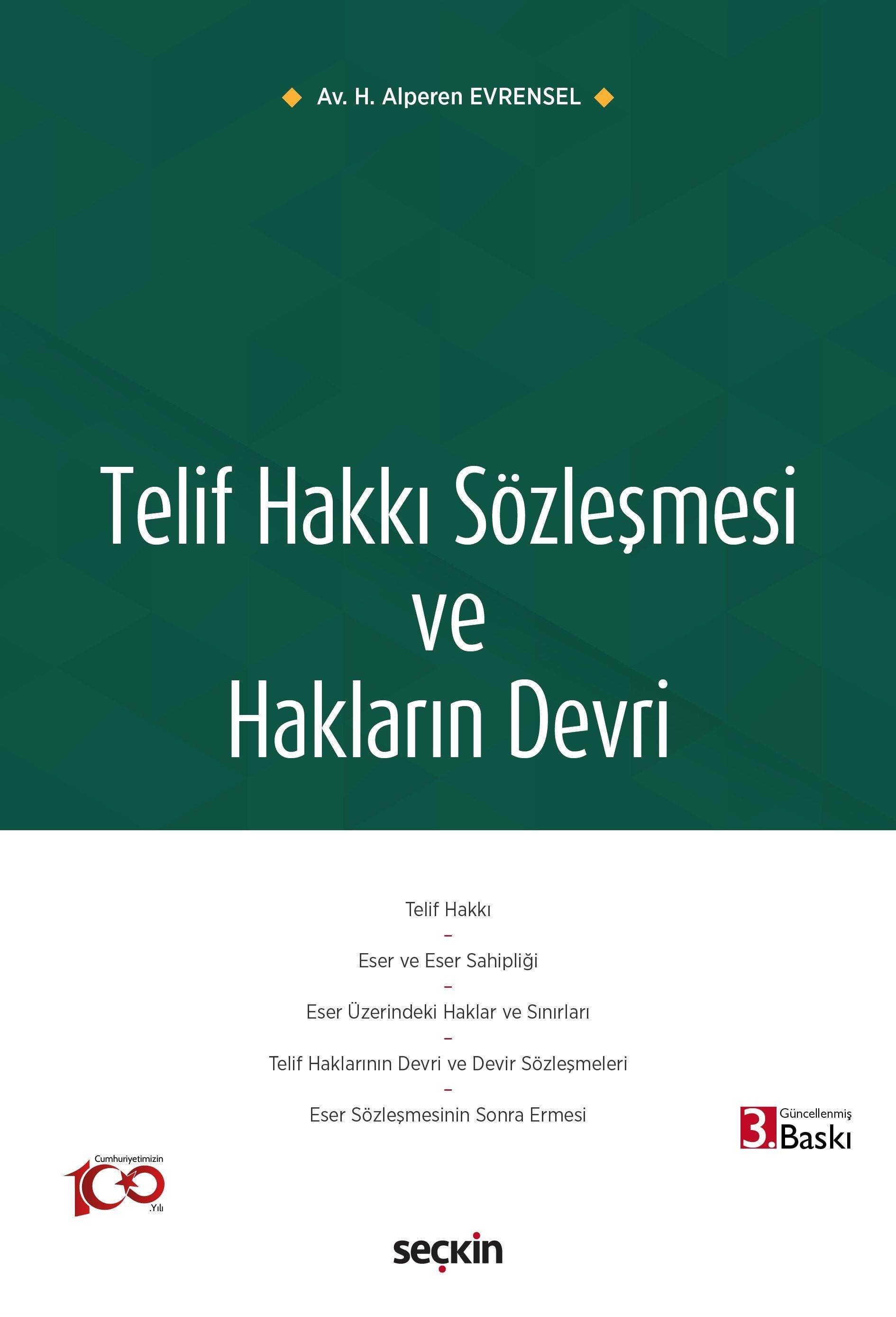 Telif Hakkı Sözleşmesi ve Hakların Devri
