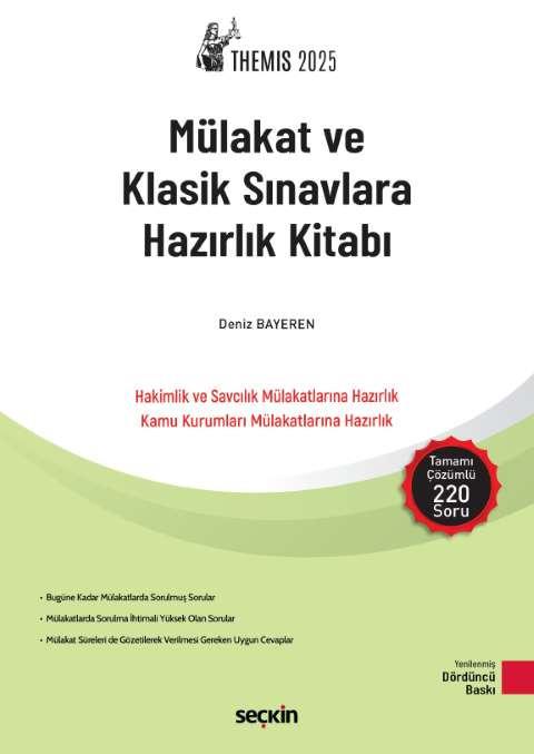 THEMIS - Mülakat ve Klasik Sınavlara Hazırlık Kitabı