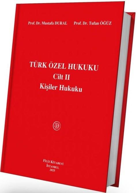Türk Özel Hukuku Cilt II (Kişiler Hukuku)