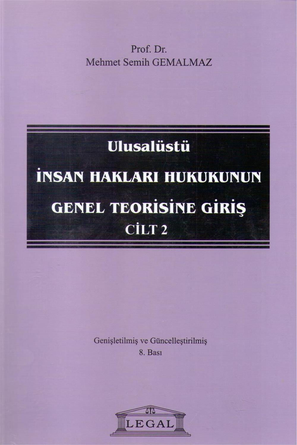 Ulusalüstü İnsan Hakları Hukukunun Genel Teorisine Giriş Cilt II