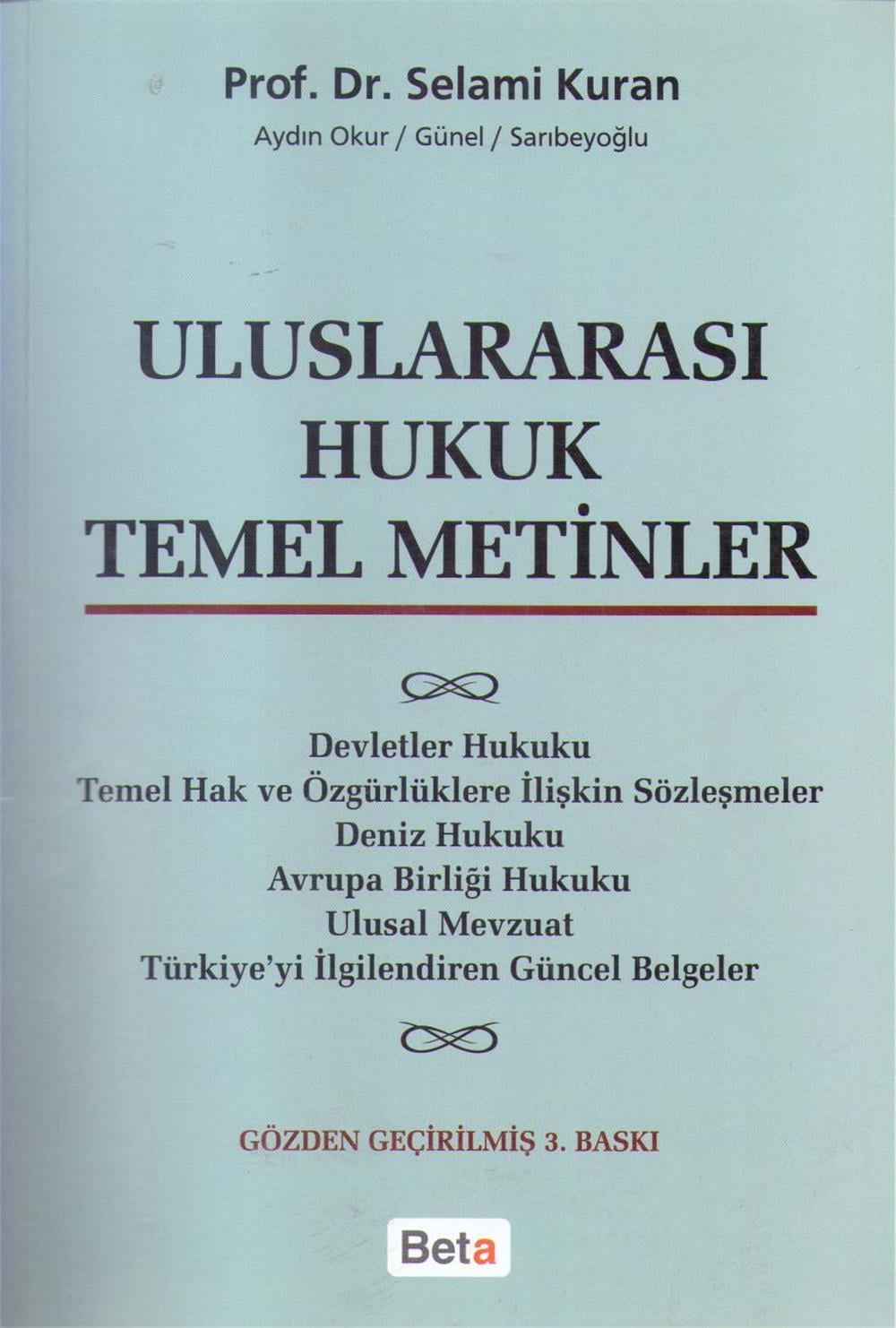 Uluslararası Hukuk Temel Metinler