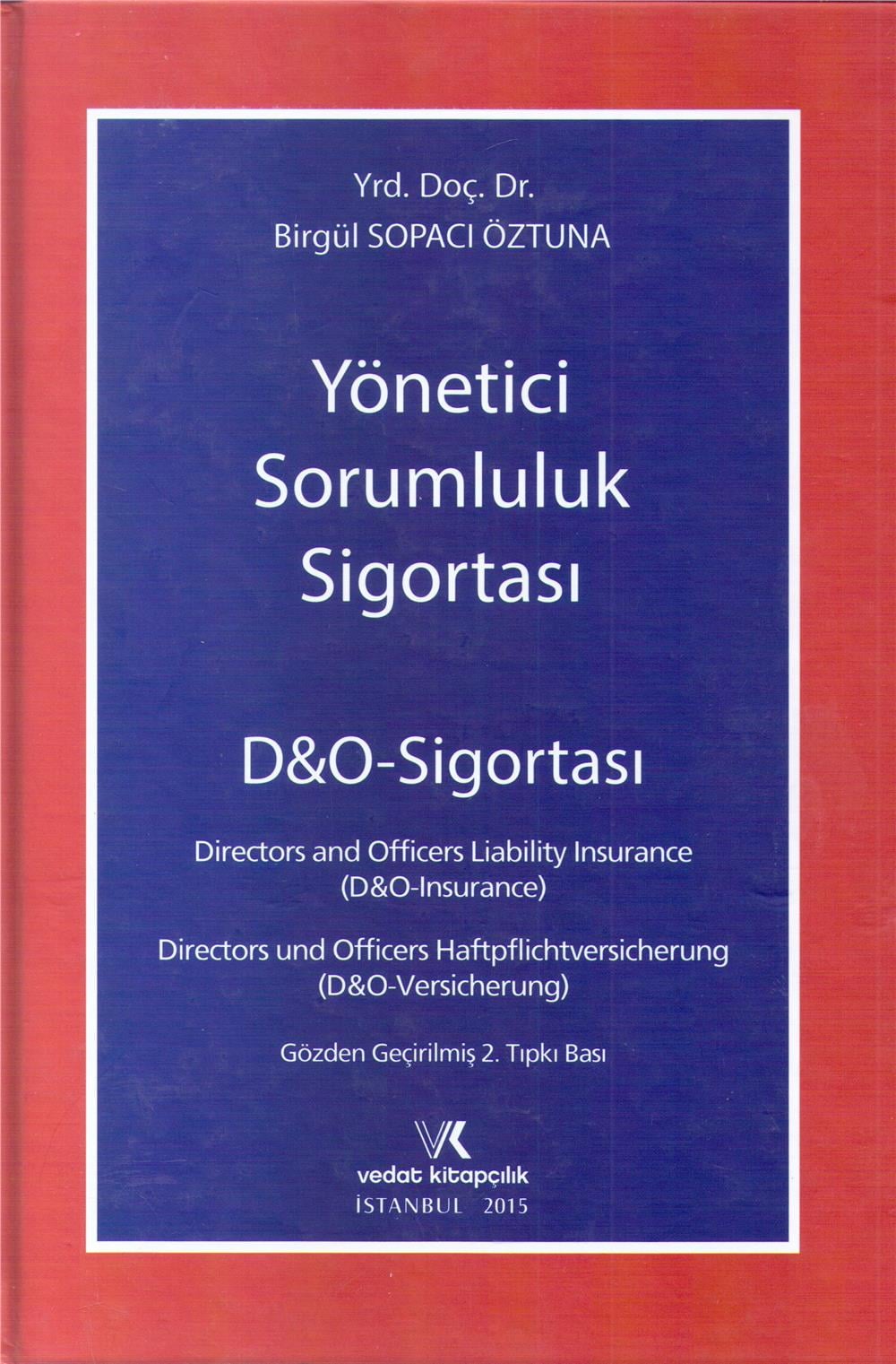 Yönetici Sorumluluk Sigortası