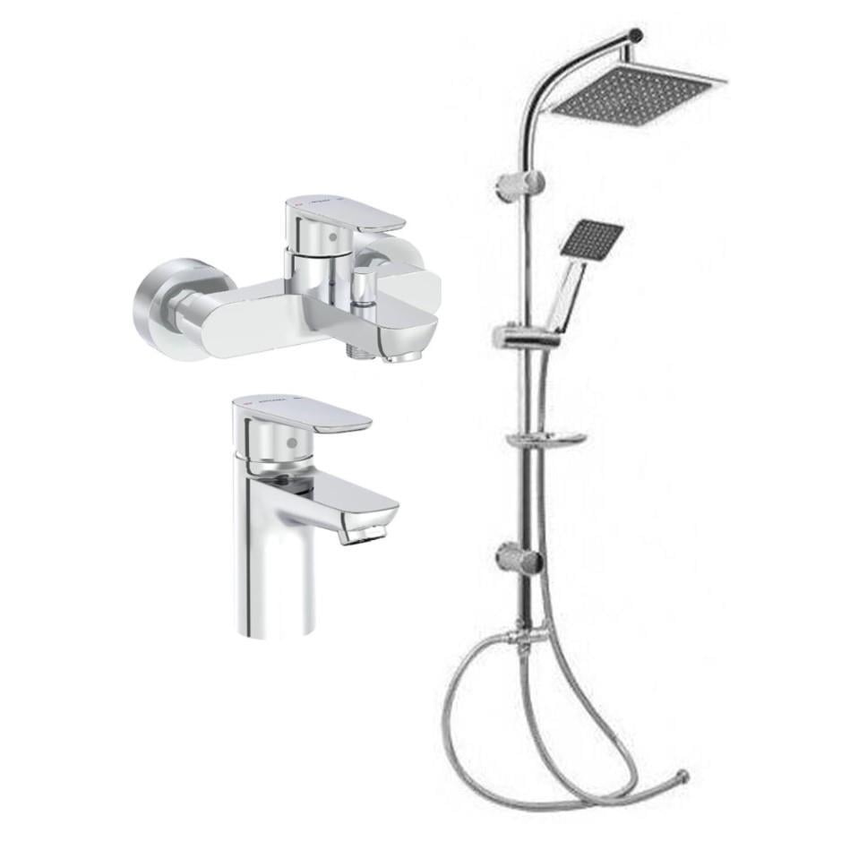 Artema Flow Soft Lavabo Banyo Batarya GMS Karine Duş Seti