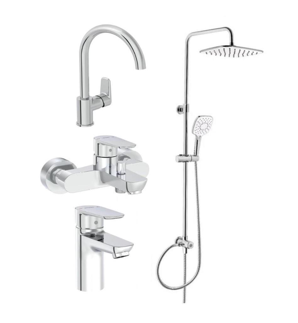 Artema Flow Soft Lavabo Eviye Banyo Batarya Artema Ls20 Joy 3S Robot Duş Takımı A45787