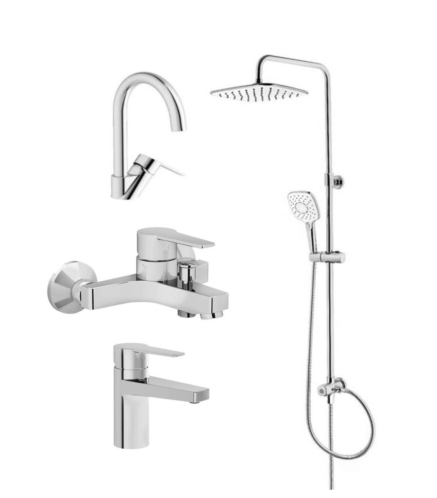 Artema Nora S Batarya Seti ve Artema Ls20 Joy 3S Tepe Duş Takımı A45787