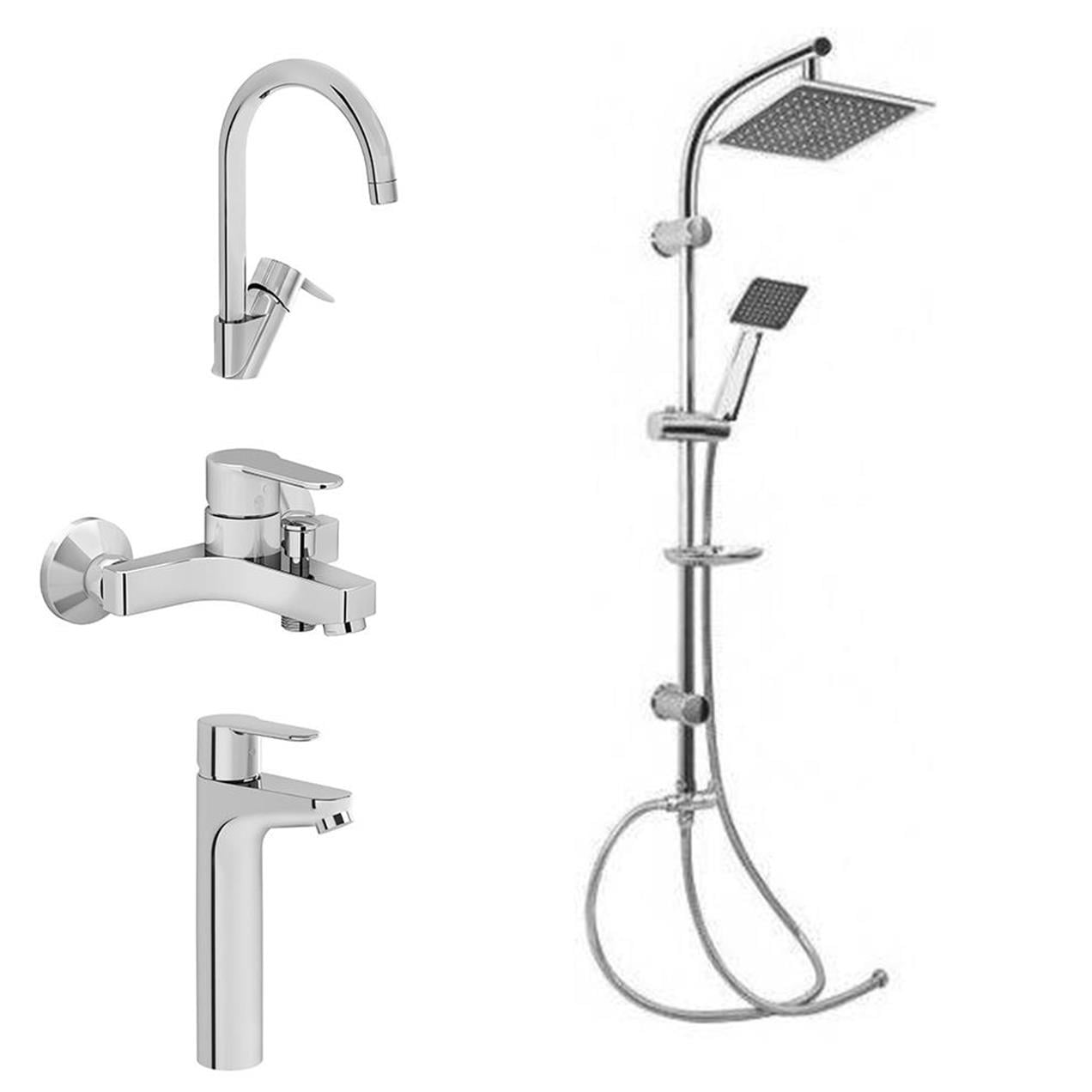 Artema Win S Yüksek Lavabo, Banyo, Eviye,Gms Karine Tepe Duş Seti