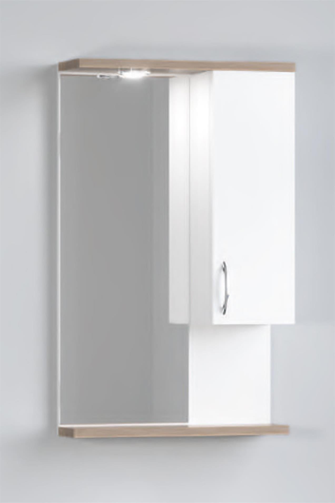 DENKO Akyazı 55 cm Mdf Lam Banyo Dolabı Üst Modül