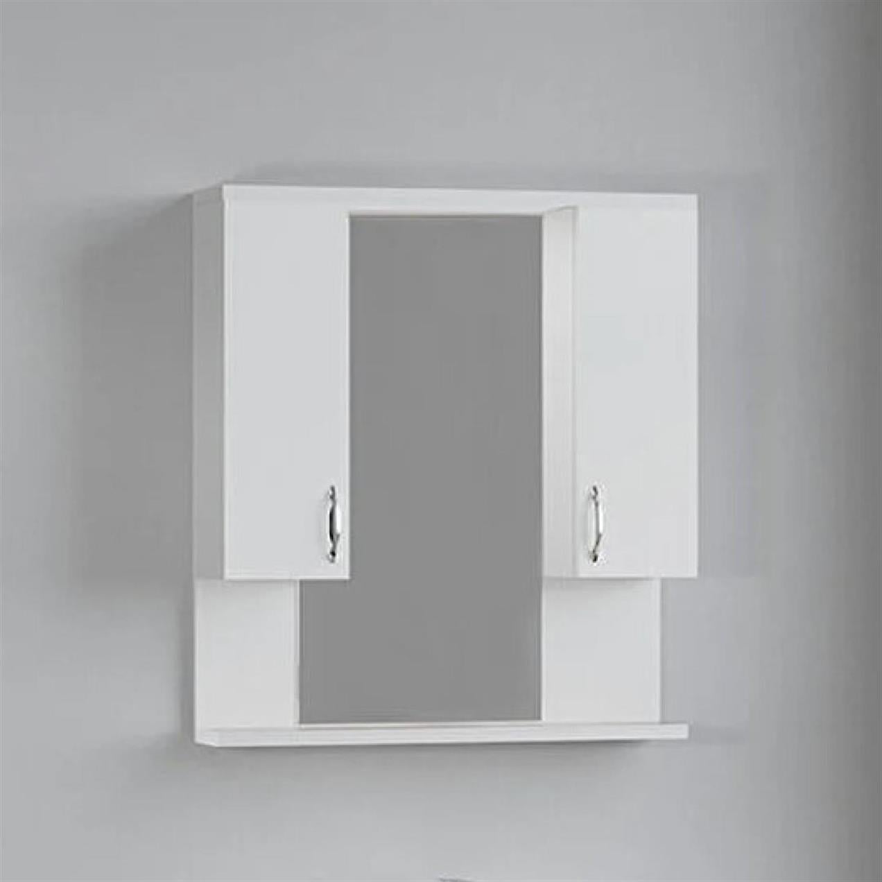Denko Akyazı 80 cm MDF Beyaz Banyo Dolabı Üst Modülü