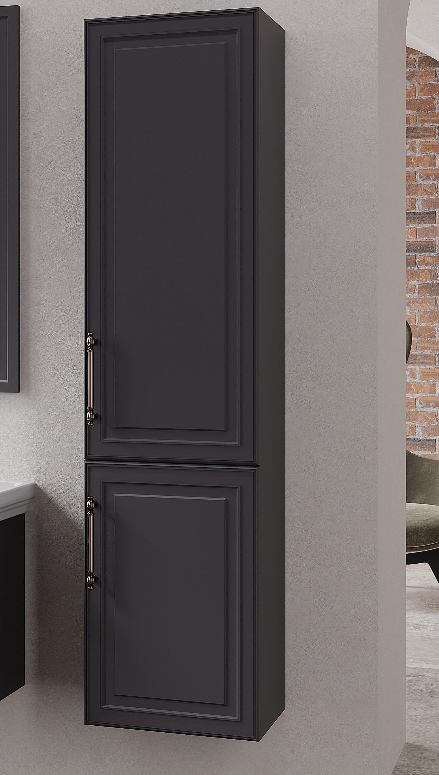 Denko Era 40 cm (Antrasit) Banyo Boy Dolabı 