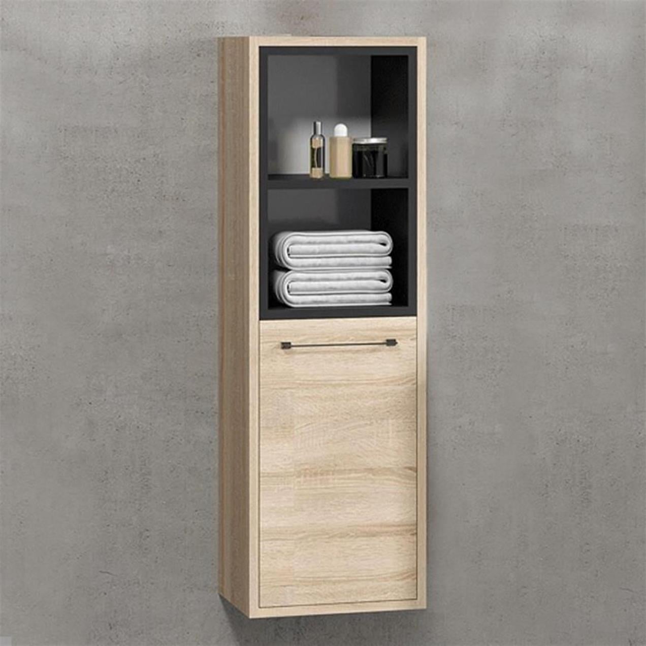 Denko Latte 35 cm MDF Sonoma Banyo Boy Dolabı