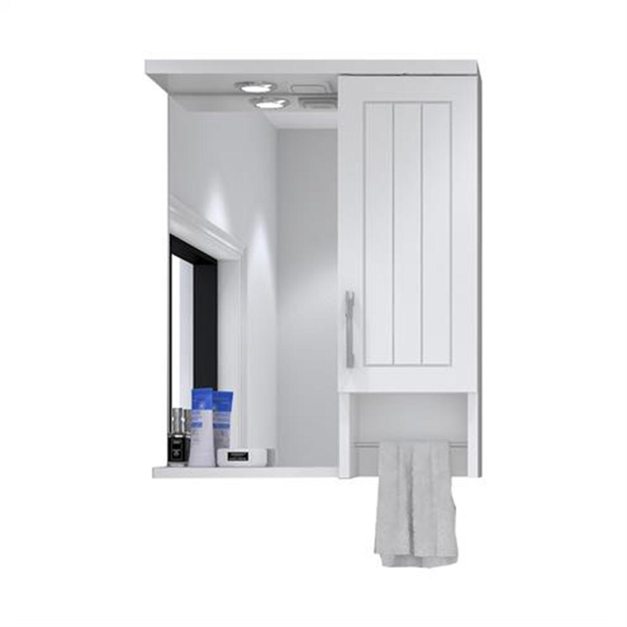 Denko Lotus 60 Banyo Dolabı Aynalı Üst Modülü