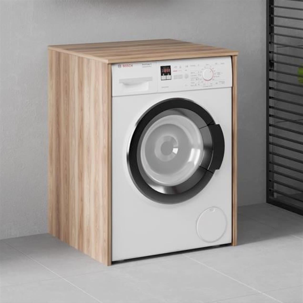 Denko Marmara 65 cm MDF Çamaşır Makinesi Banyo Dolabı Alt Modülü