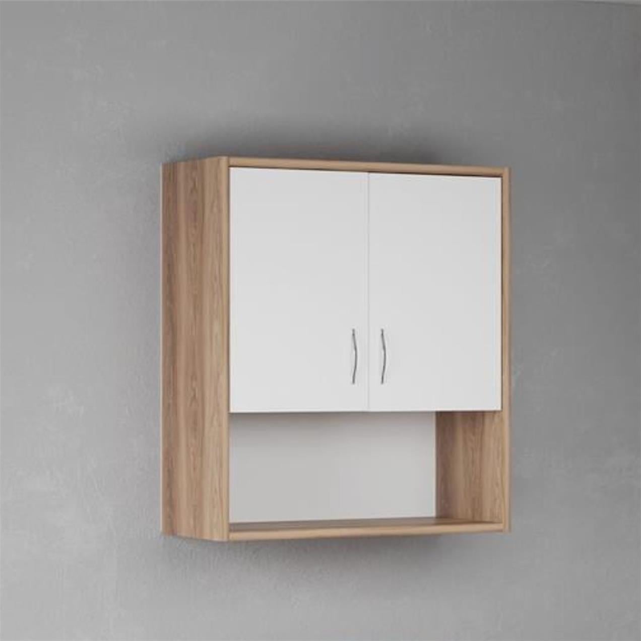 Denko Marmara 65 cm MDF Çamaşır Makinesi Banyo Dolabı Üst Modül