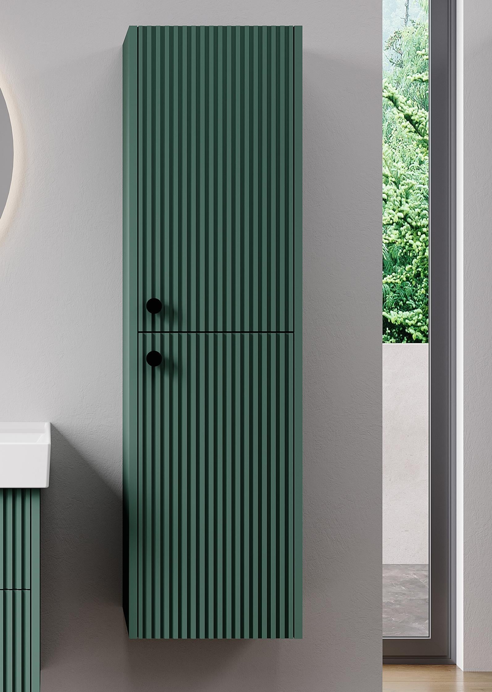 Denko Marsilya 40 cm (Beyoğlu Yeşil) Banyo Çamaşır Boy Dolabı 
