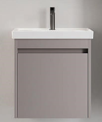 Denko Milano 50 cm (Kül Gri) Banyo Dolabı (Alt Modül Lavabo)