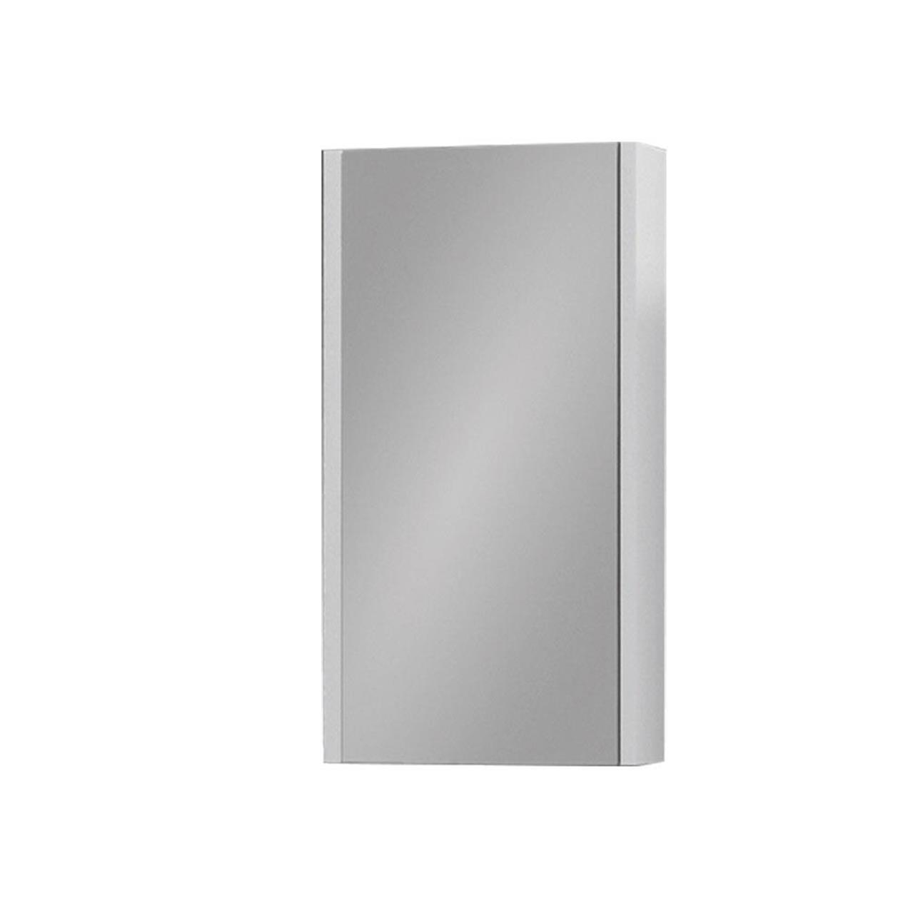 Denko Natalia 40 cm MDF Kül Gri Banyo Dolabı Aynalı Üst Modül