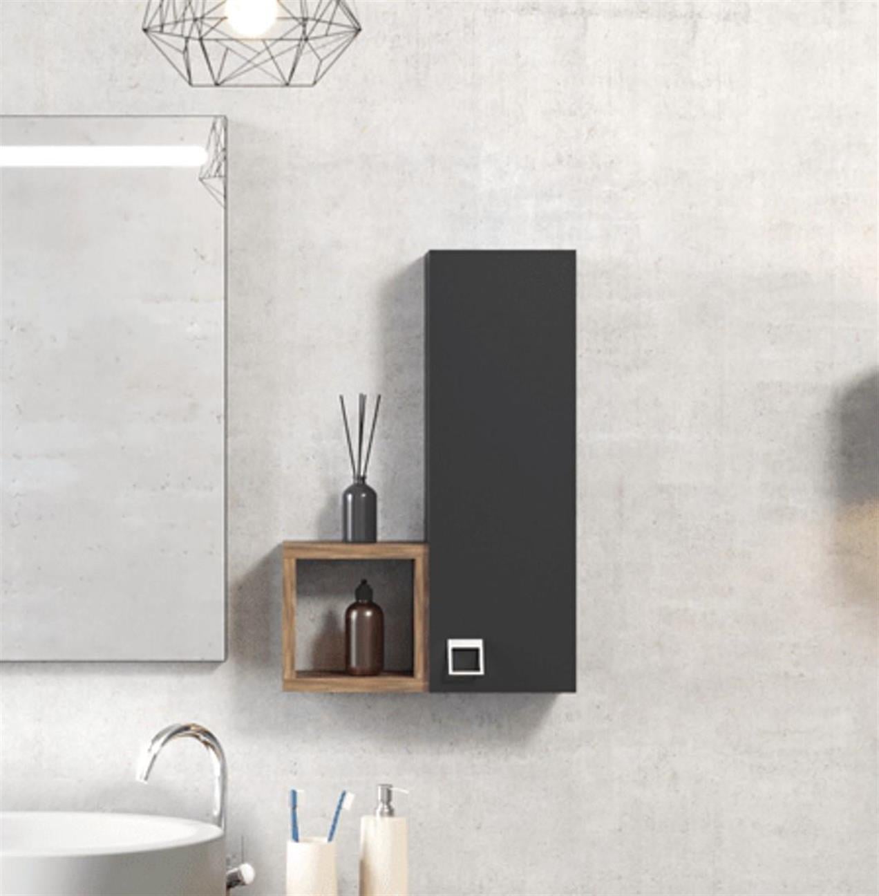 Denko Oris 40cm MDF Patara Bronz Banyo Boy Dolabı