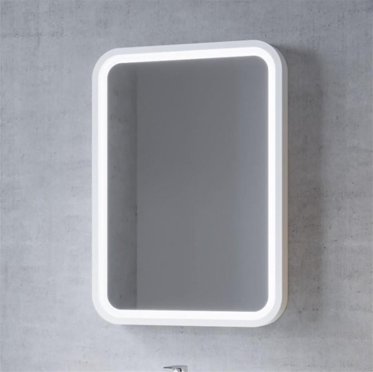 Denko Taylan 85 cm MDF Beyaz Banyo Dolabı Aynalı Üst Modülü