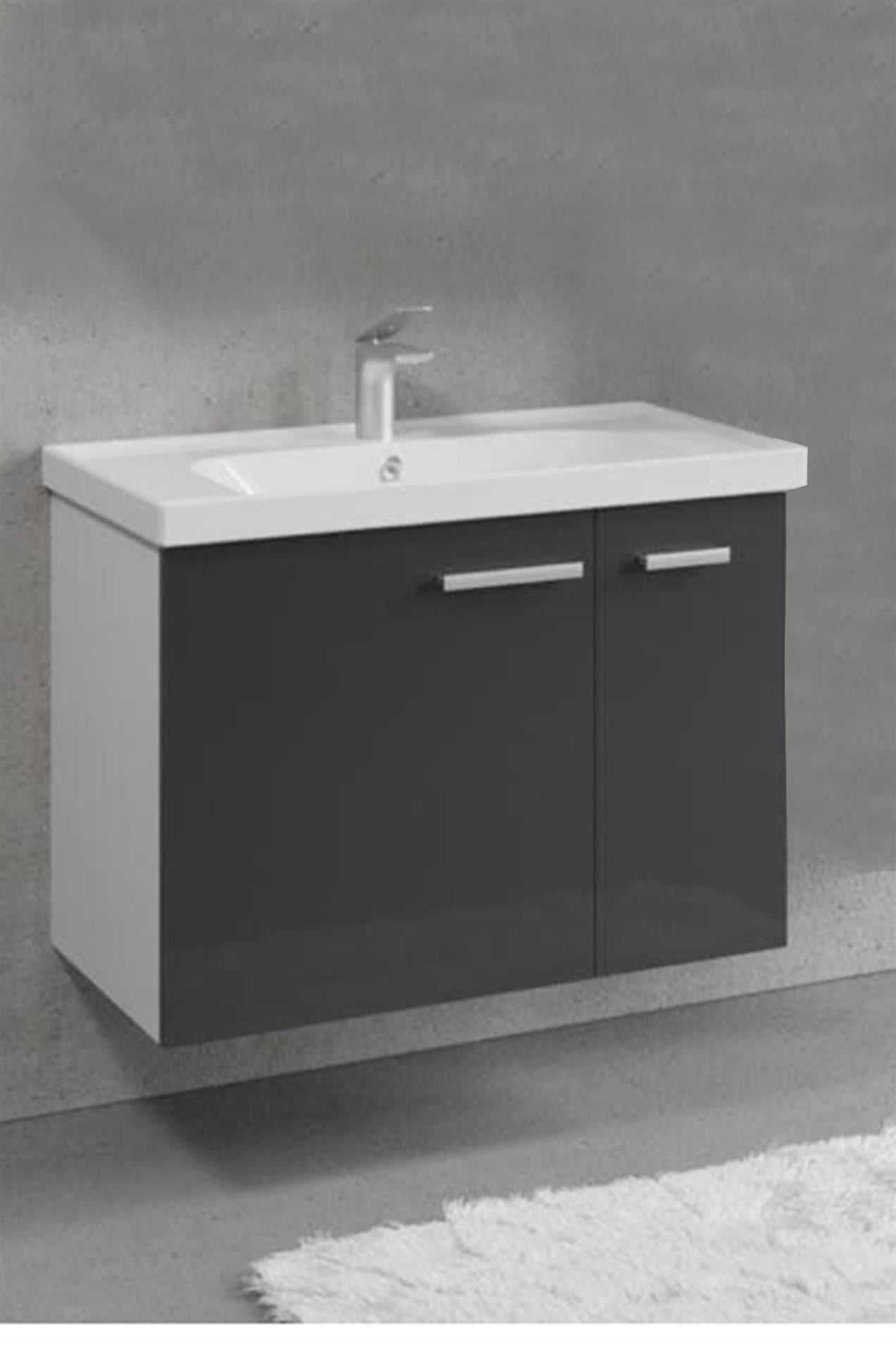 DENKO Terra 80 cm MDF Banyo Dolabı Alt Modülü