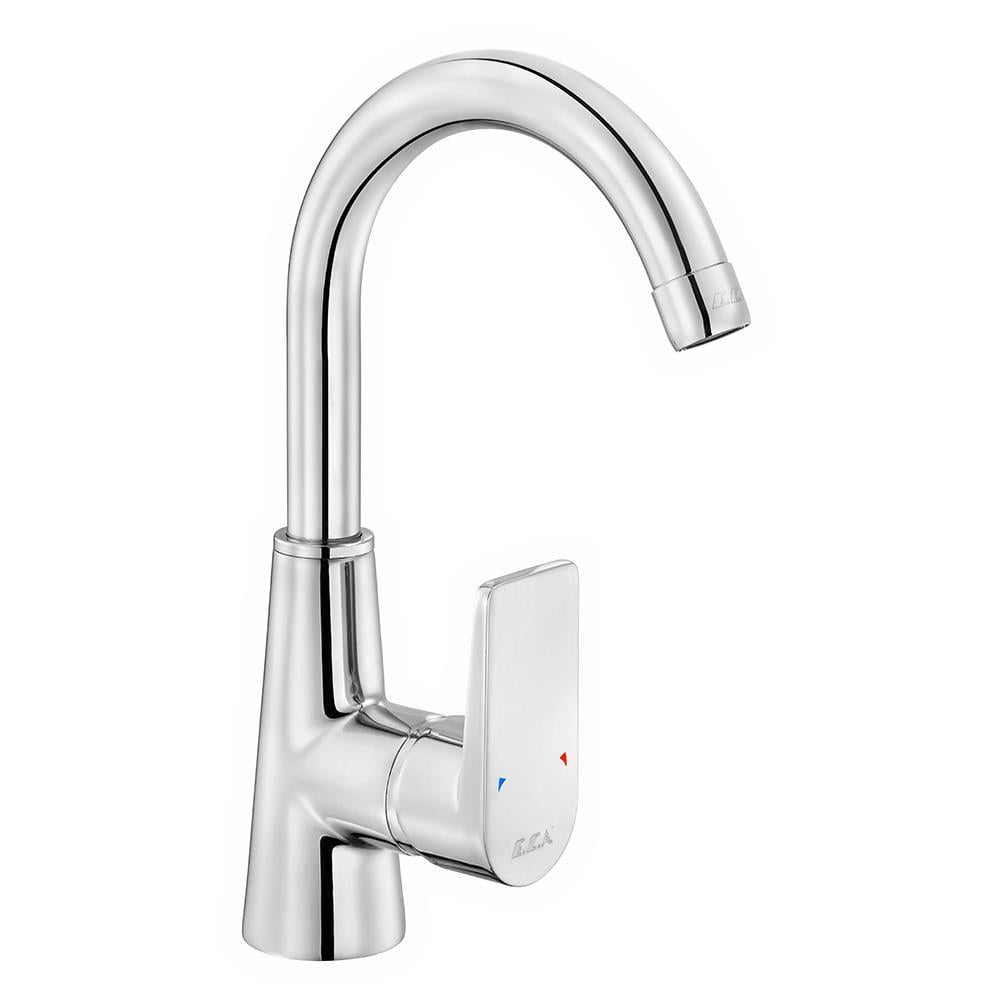 ECA Dalia Kuğu Borulu Lavabo Bataryası Krom 102188118