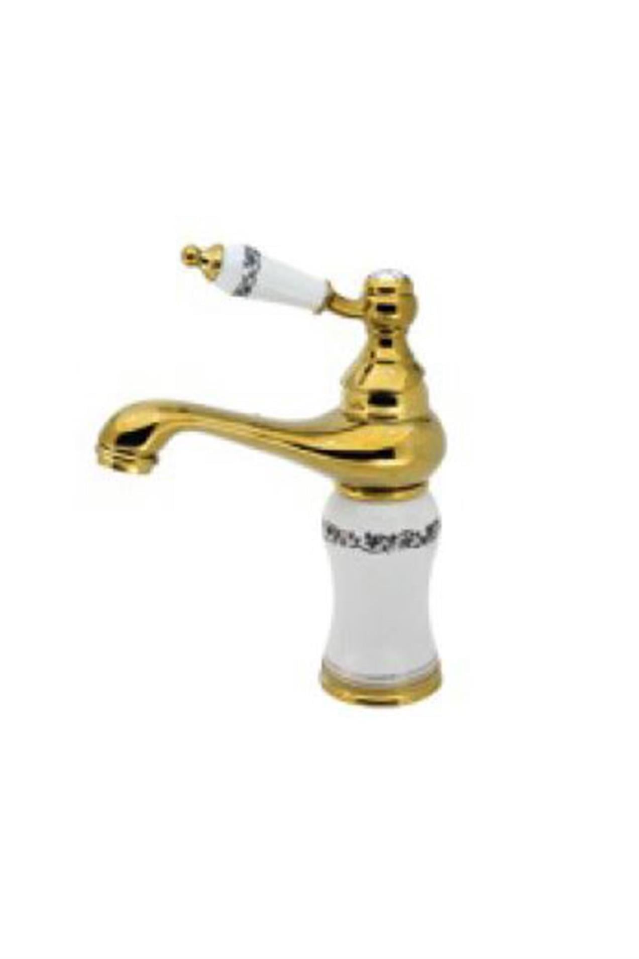 Gms Nova Mix Altın Gold Lavabo Bataryası NVA100