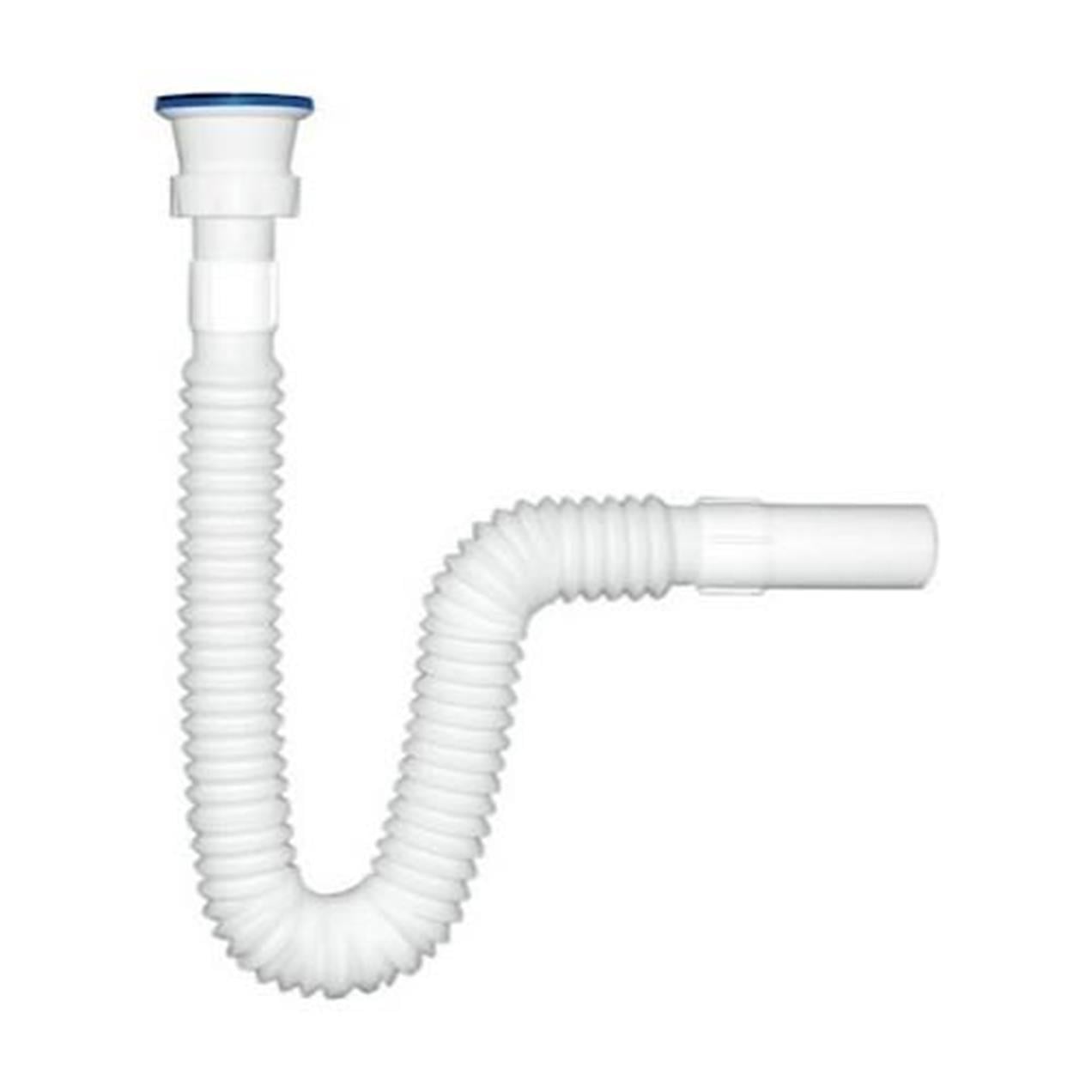 Monavit Körüklü Lavabo Sifonu Beyaz 140 cm