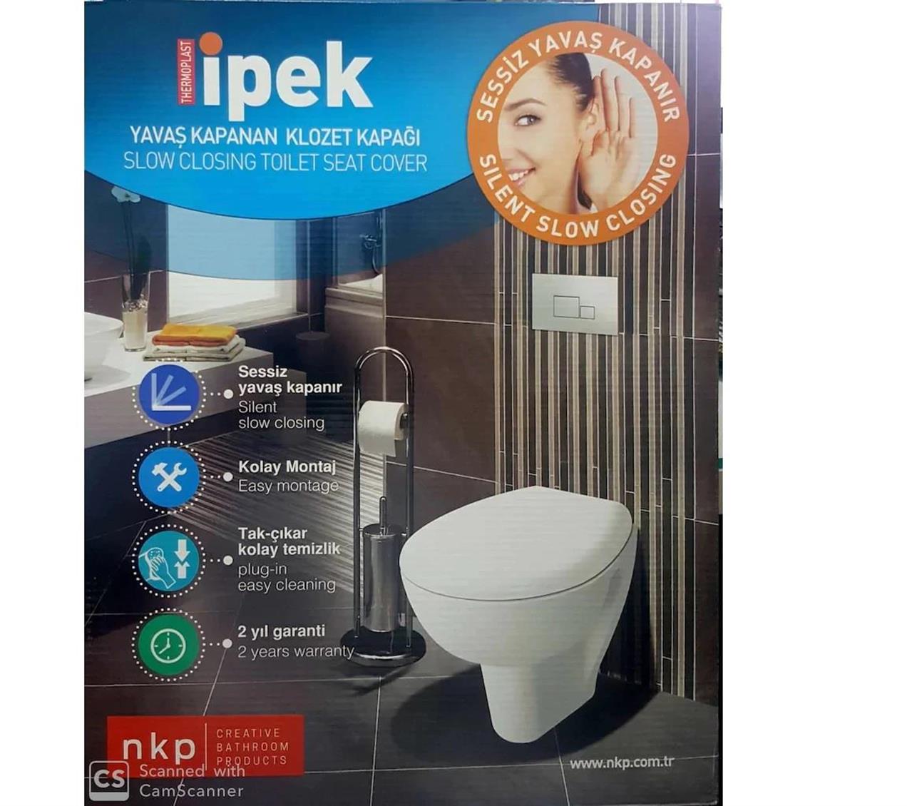 Nkp İpek Sessiz Yavaş Kapanan Klozet Kapağı 0304
