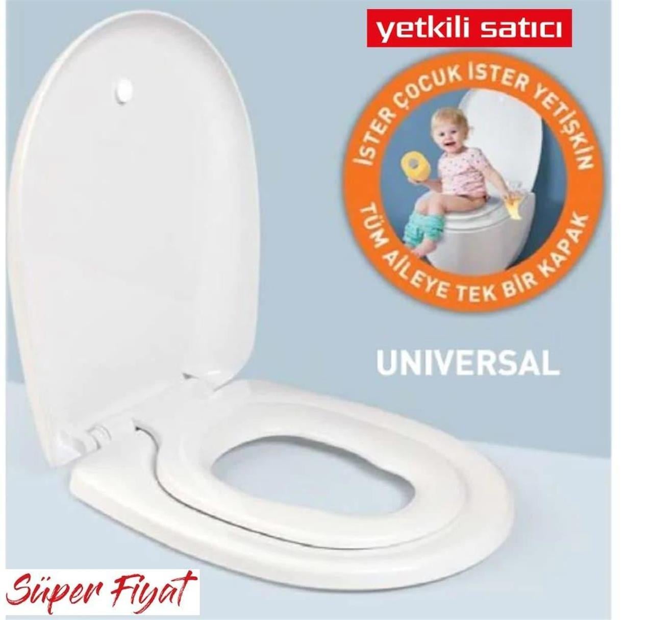 Nkp Üniversal Çocuk Adaptörlü & Yavaş Kapanan Klozet Kapağı